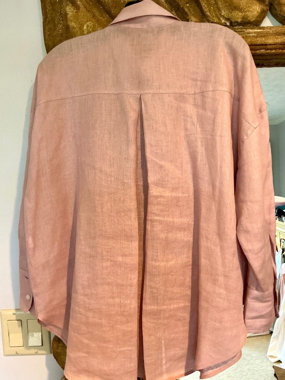 Zara Long Sleeve Linen Blouse - Picture 3 of 4